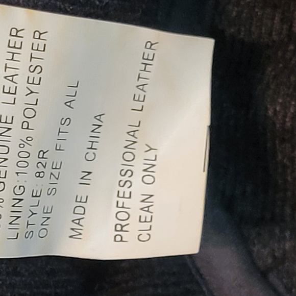 Unisex   VINTAGE Leather  Hat - Picture 4 of 6